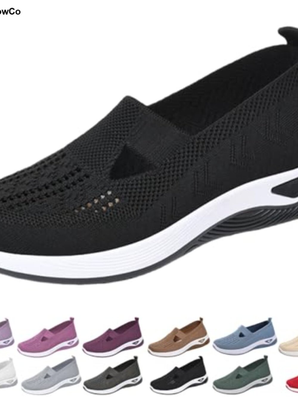 Orthopedic Walking Shoes for Women, Breathable Mesh, Non-Slip, Arch Support